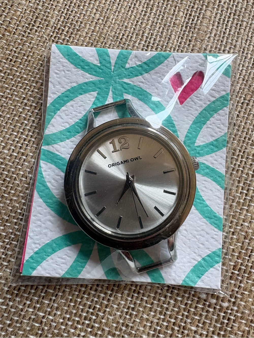 Origami Owl Large Silver Signature Watch Base